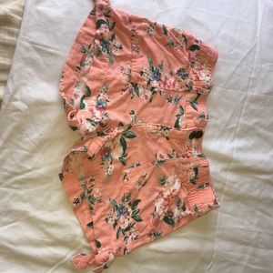 floral shorts